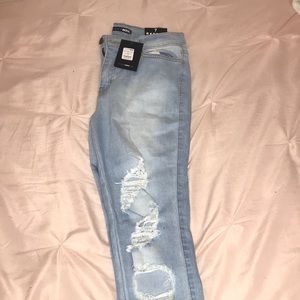 Fashion Nova beach bum jeans . NEVER WORN. NEW